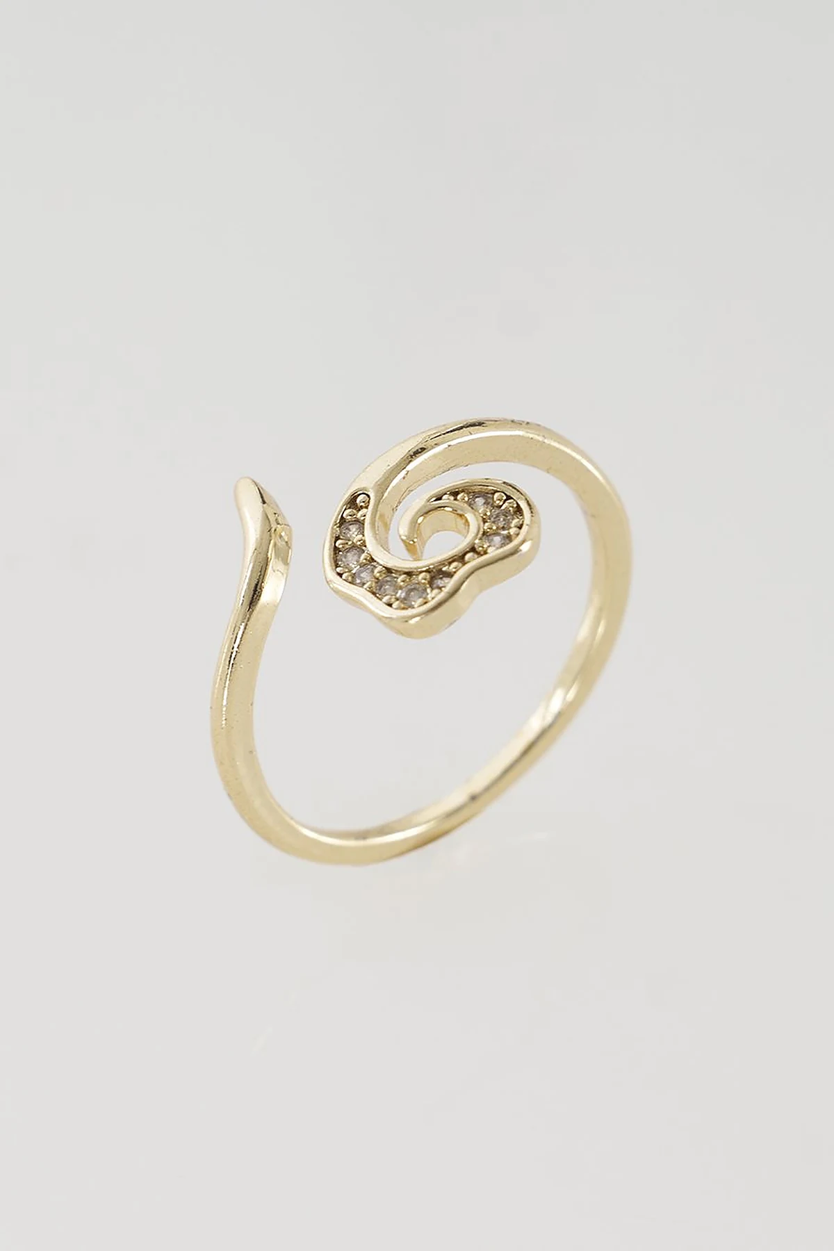 Curved Minimalist Ring Gold
