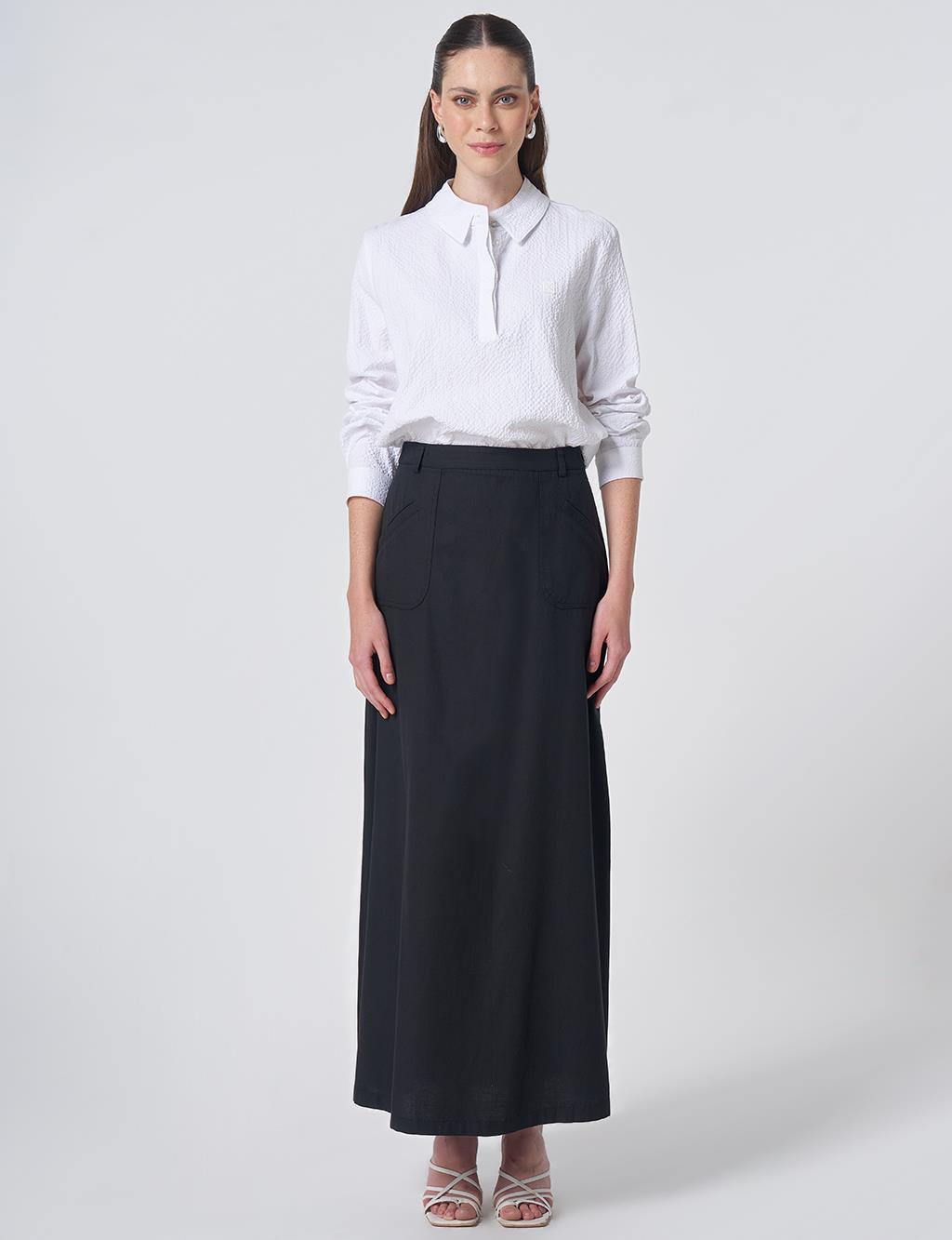 Torba Cepli Non Denim Etek Siyah