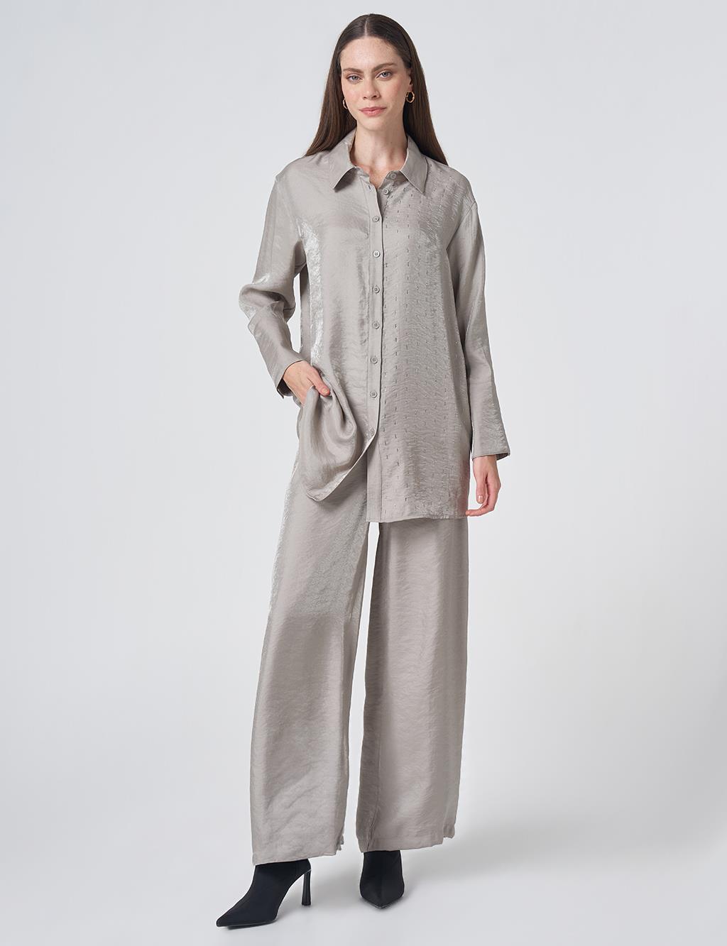 Hotfix Print Modal Two-Piece Set – Dark Mink