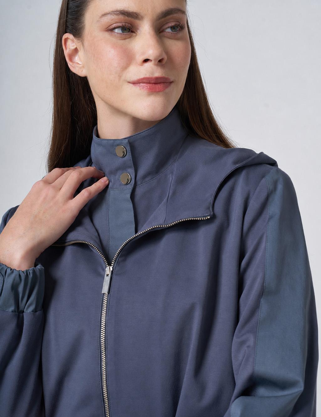 Relaxed-Fit Jacket – Ocean Depth