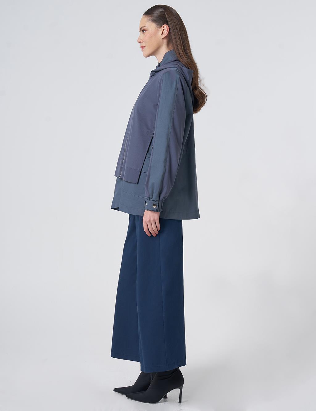 Relaxed-Fit Jacket – Ocean Depth