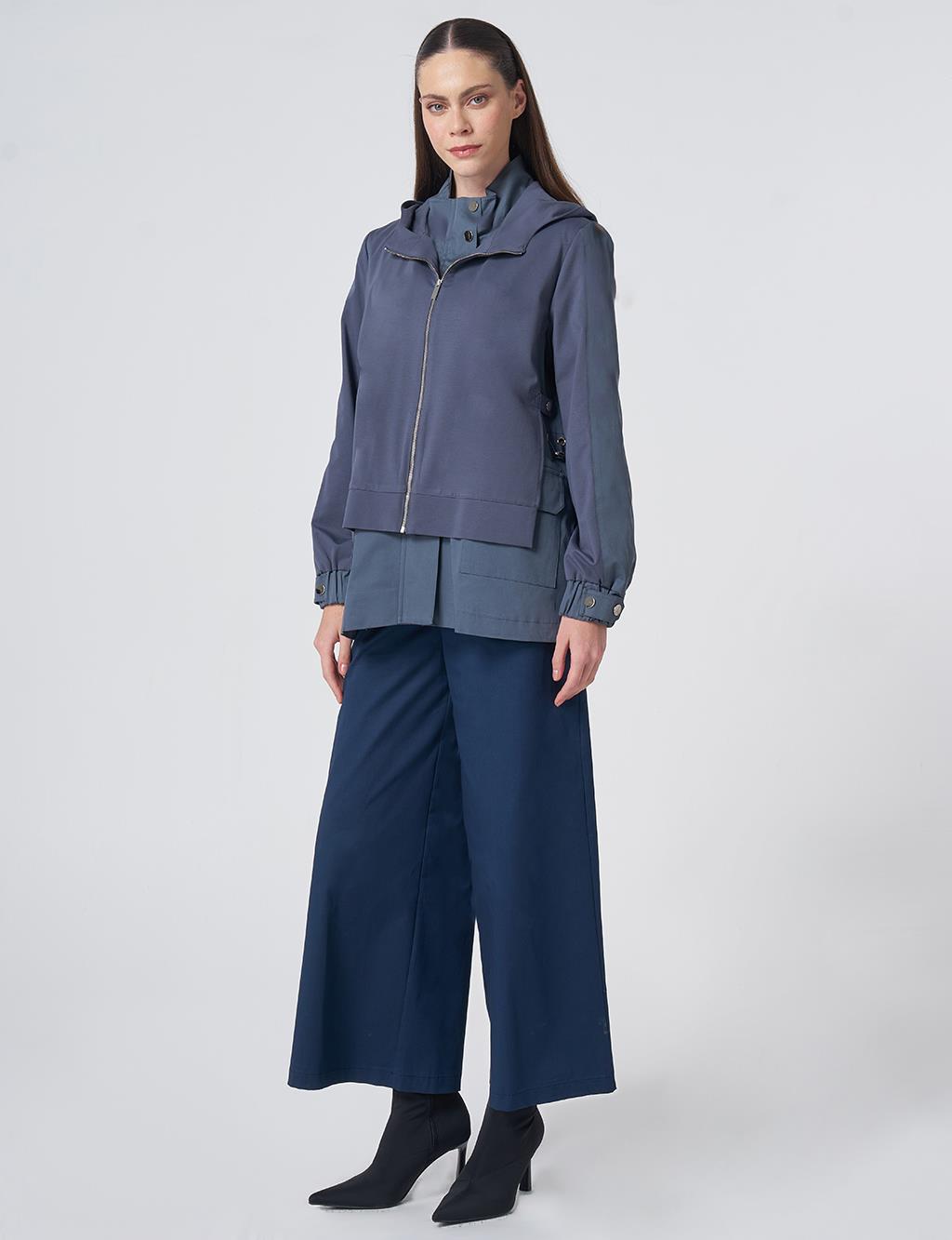 Relaxed-Fit Jacket – Ocean Depth
