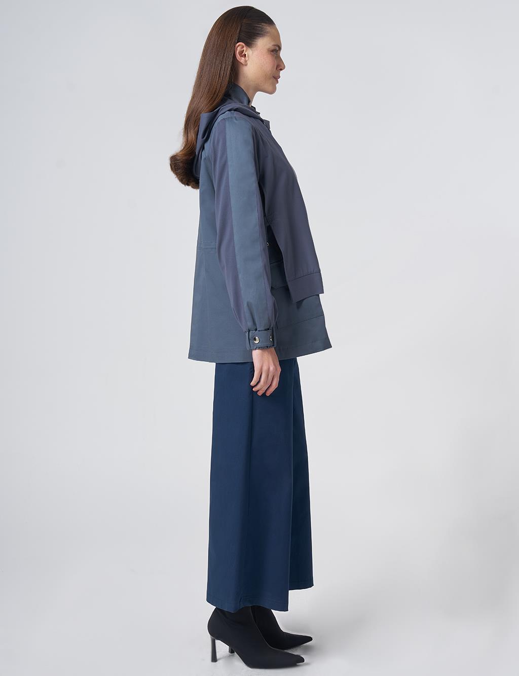 Relaxed-Fit Jacket – Ocean Depth