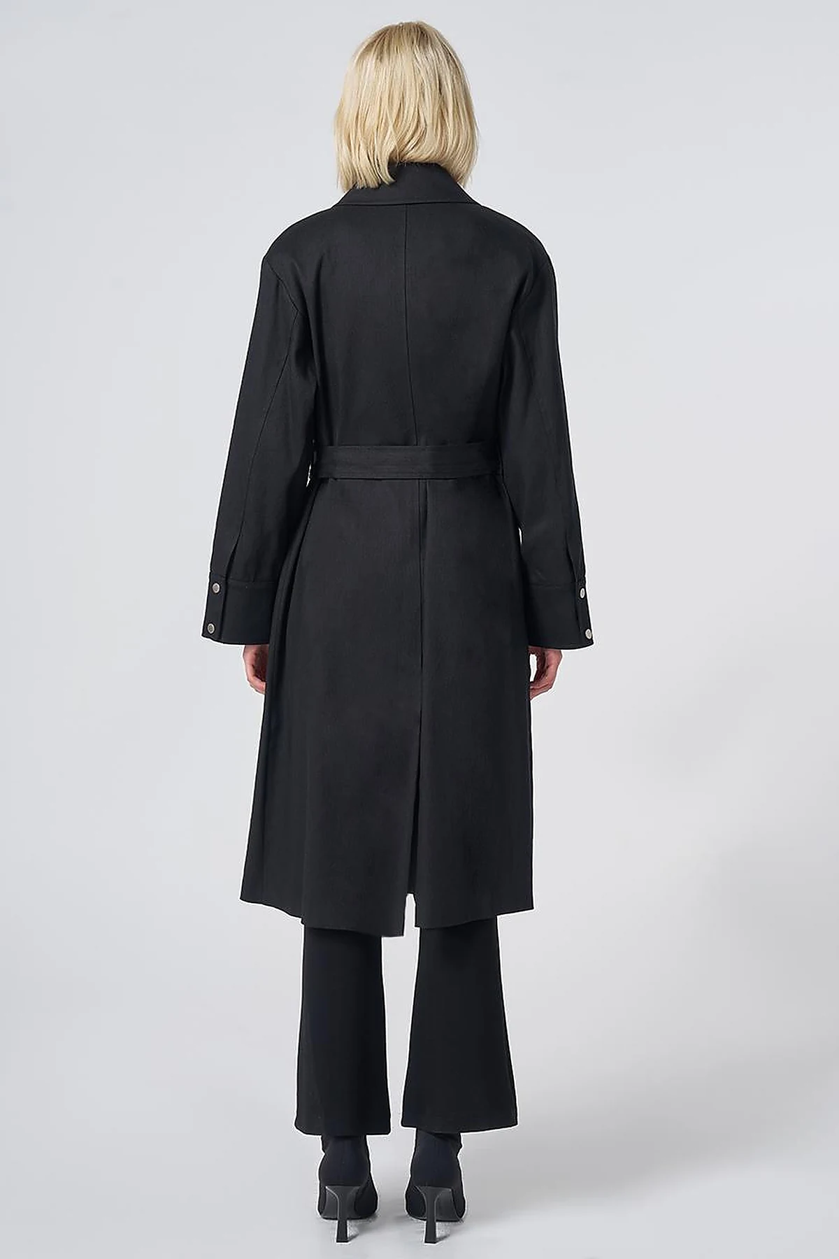 Belted Trench Coat – Black