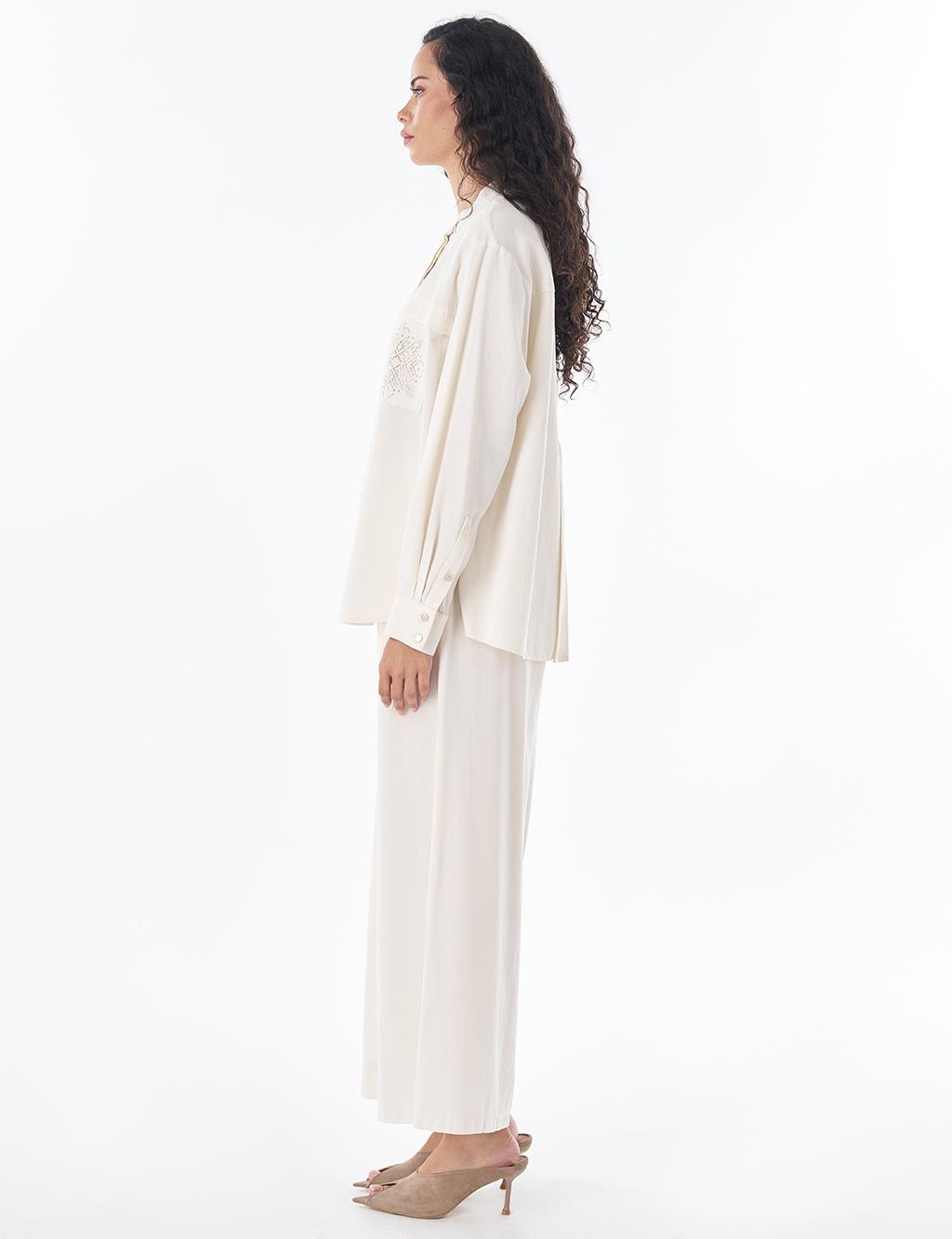 Hotfix Print Lyocell Set – Cream