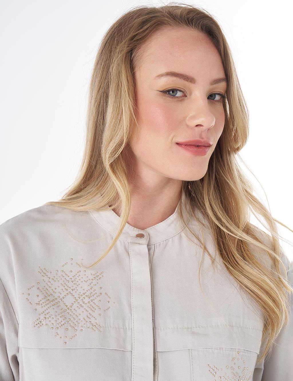 Hotfix Print Lyocell Set – Light Grey