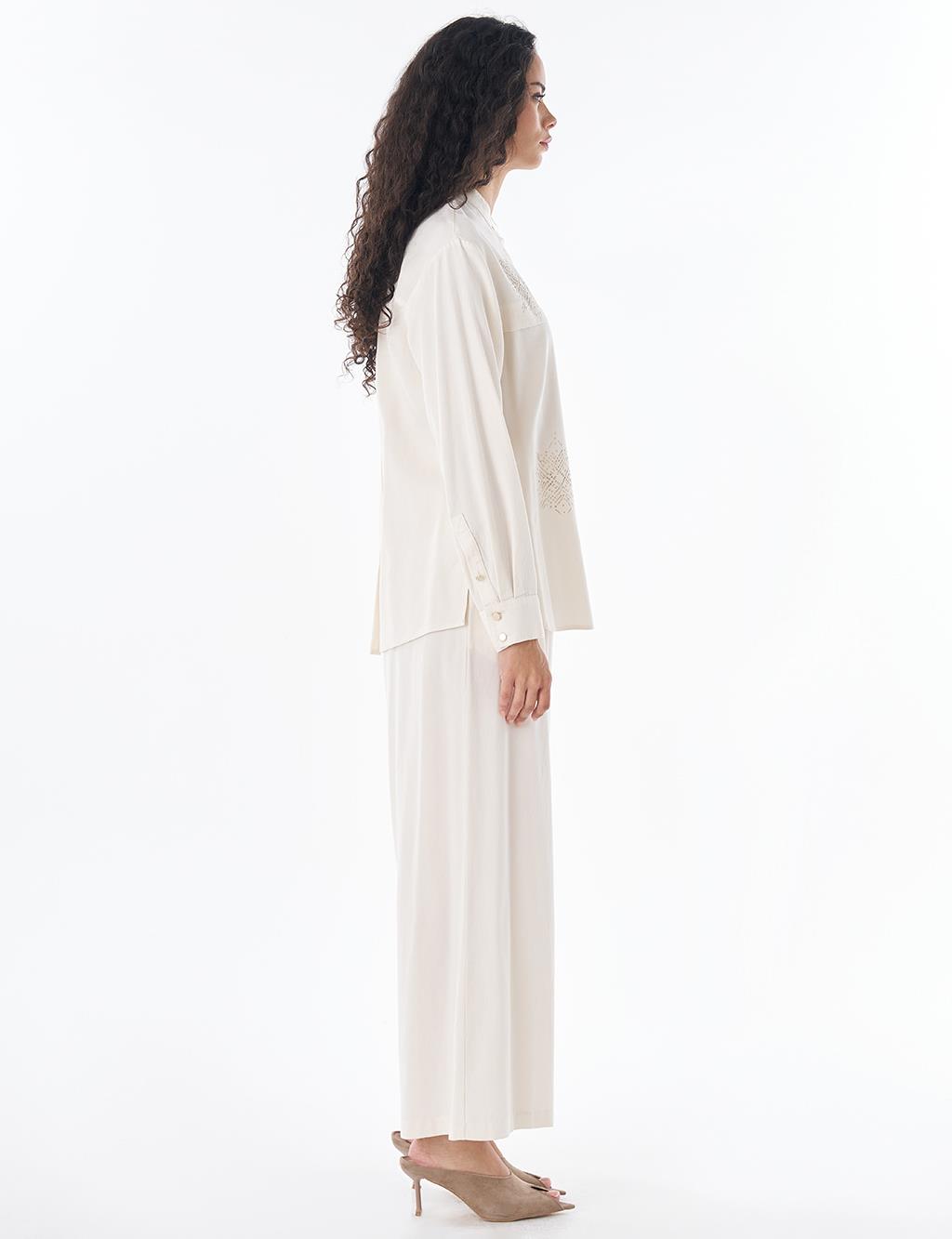 Hotfix Print Lyocell Set – Cream