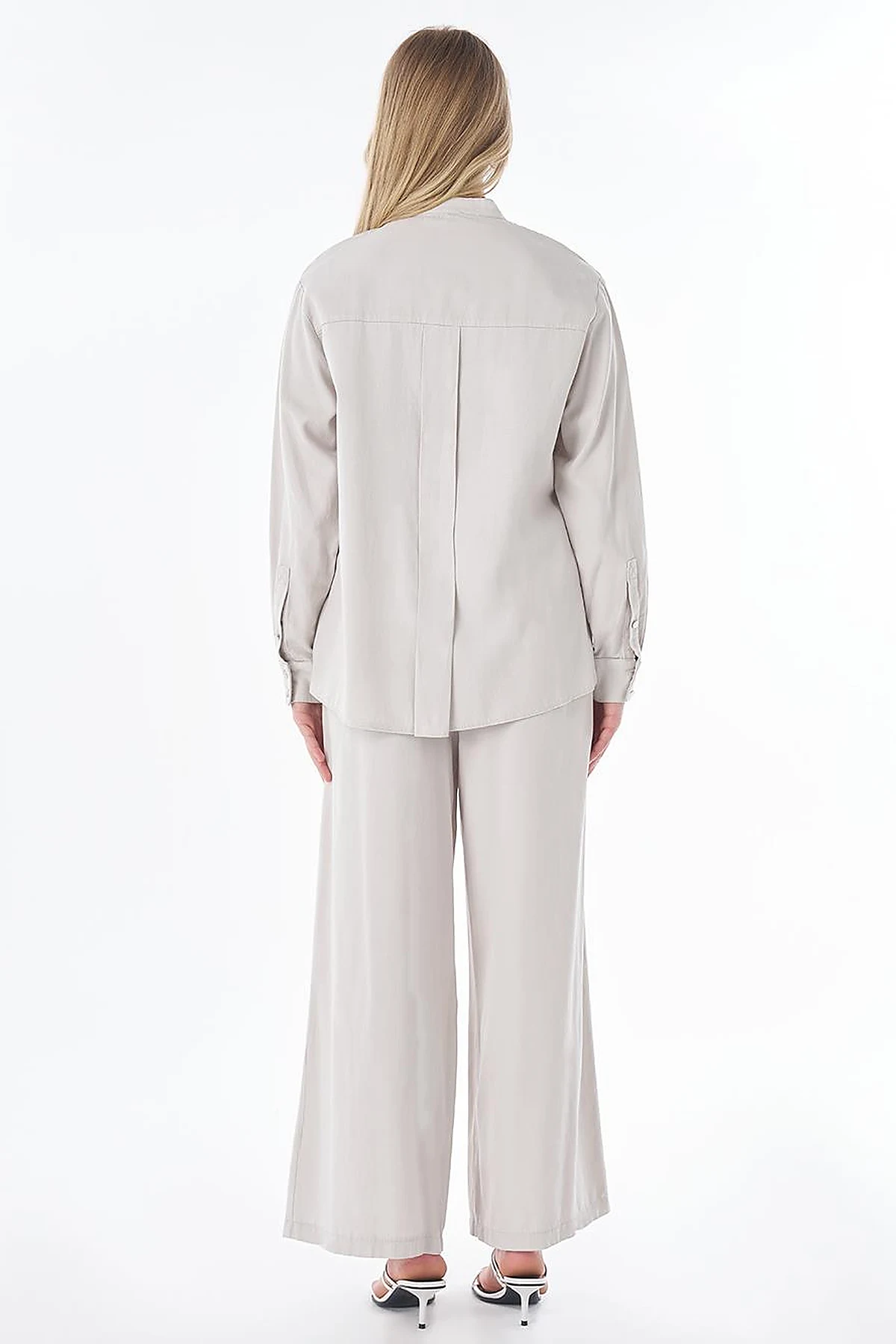 Hotfix Print Lyocell Set – Light Grey