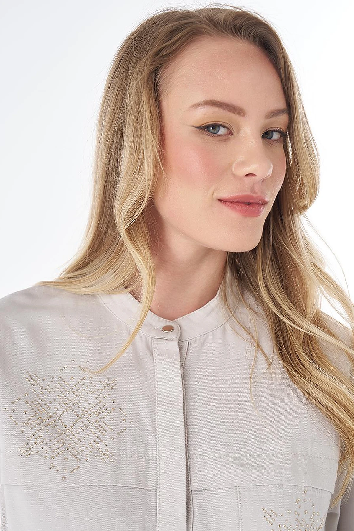 Hotfix Print Lyocell Set – Light Grey