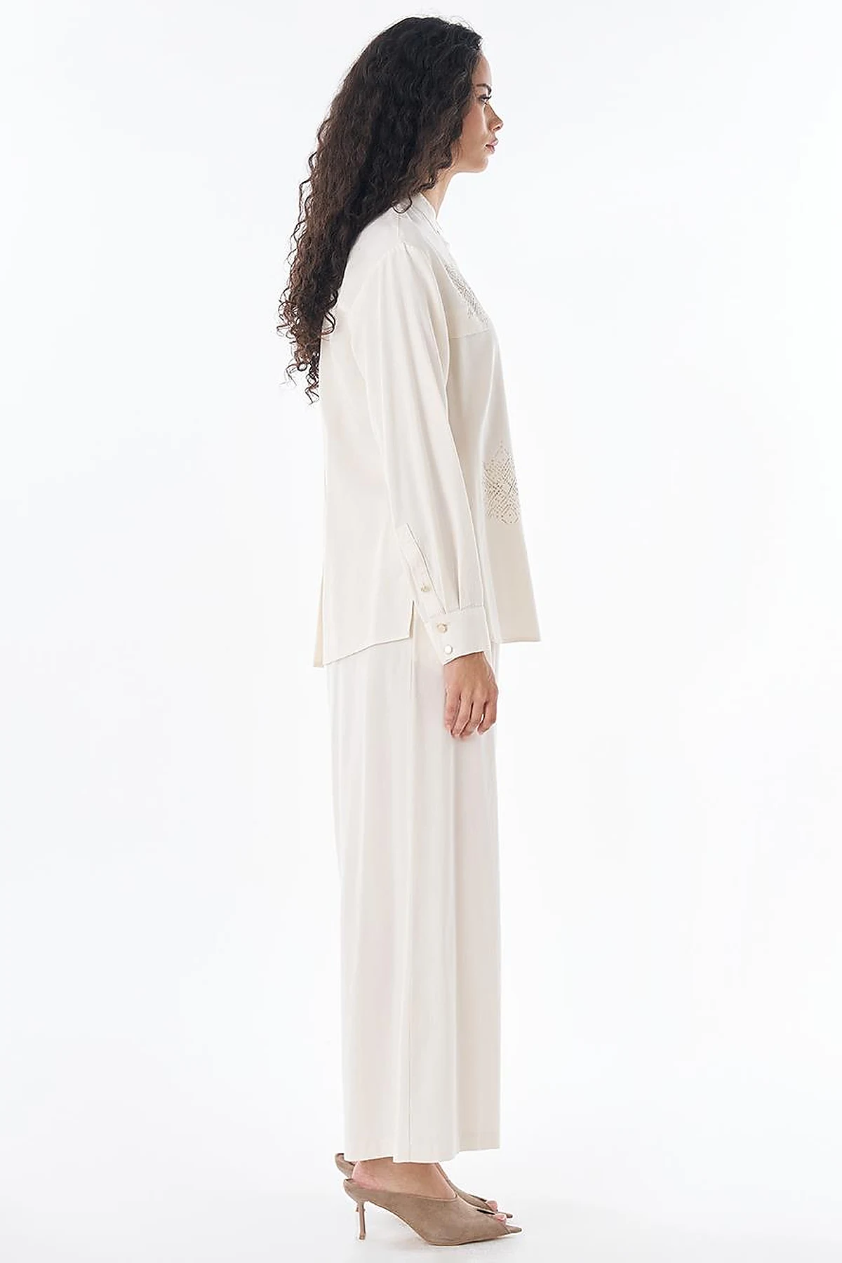Hotfix Print Lyocell Set – Cream