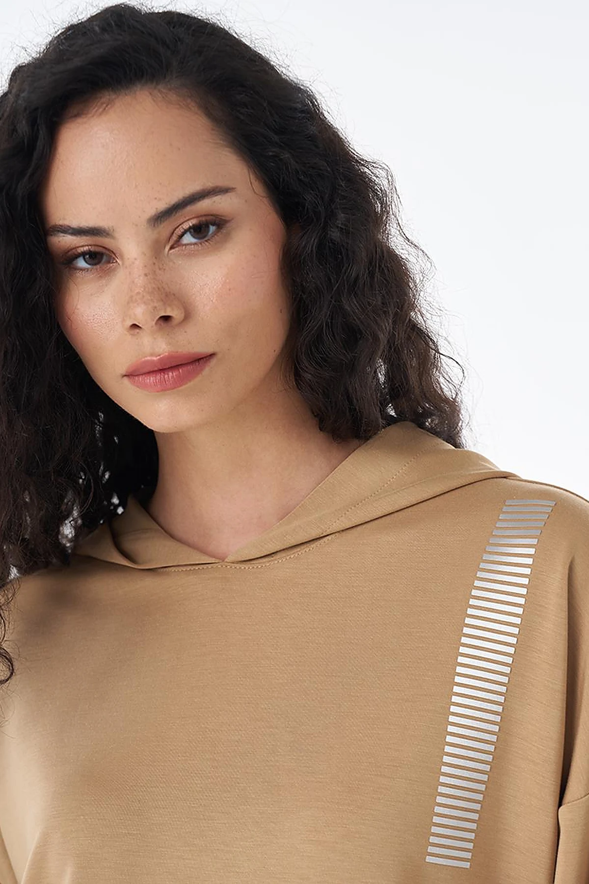Relaxed Fit Two-Piece Set – Beige