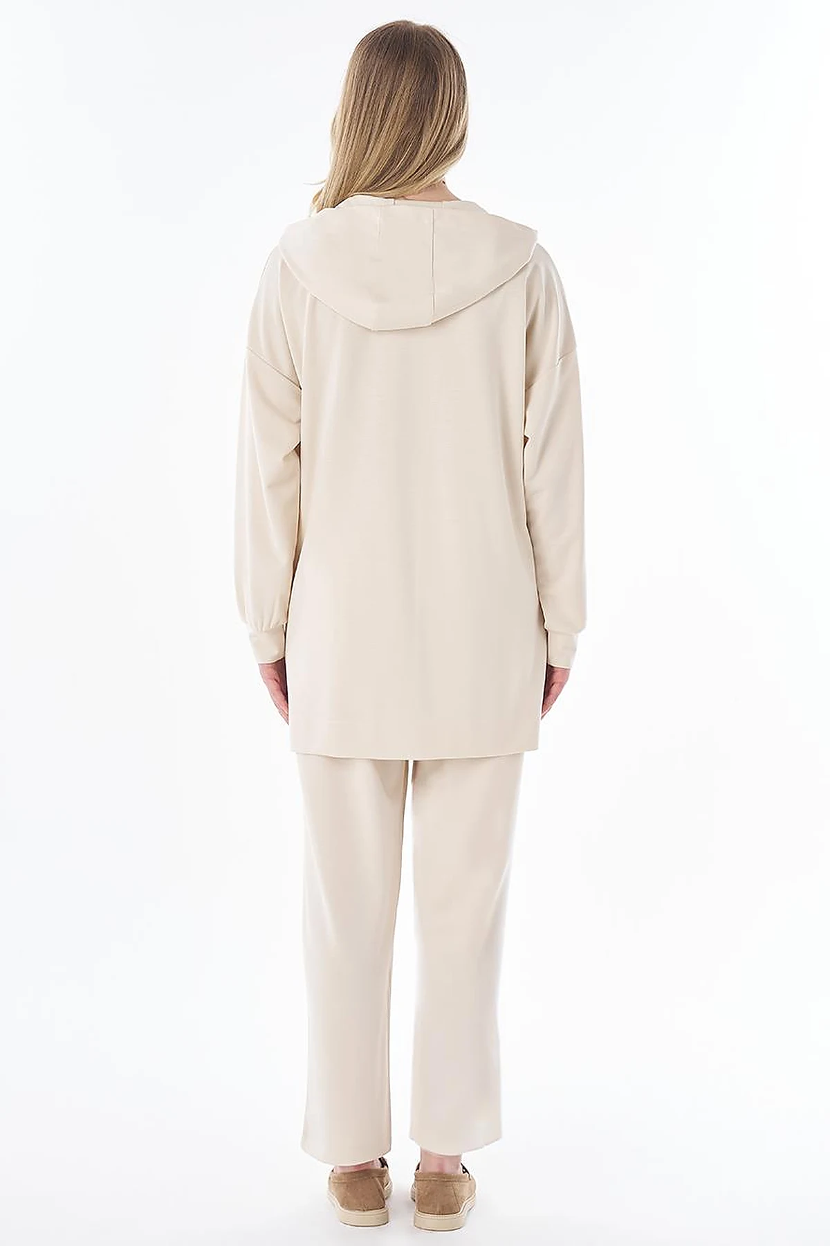 Relaxed Fit Two-Piece Set – Cream