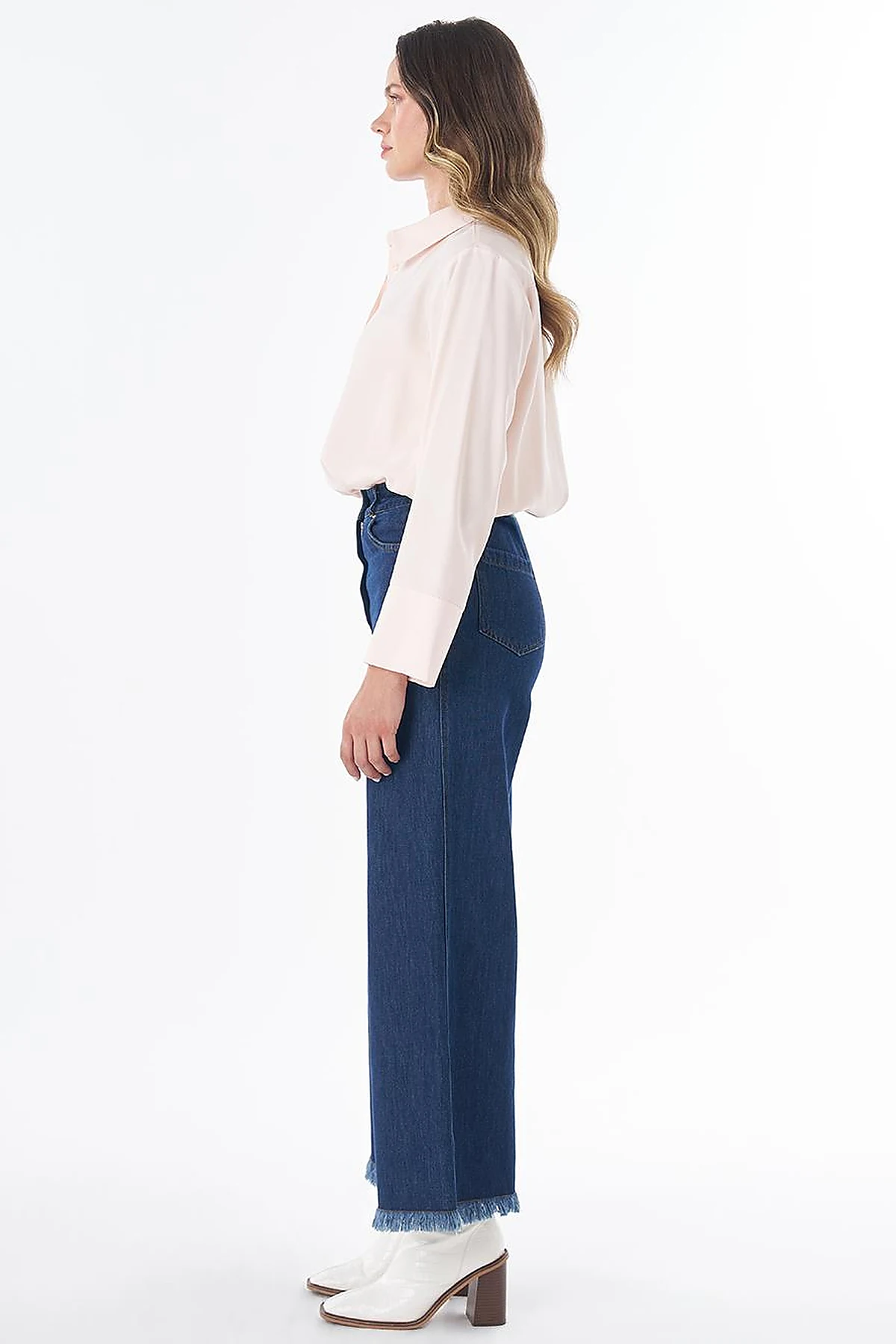 Tasseled Denim Pants – Indigo