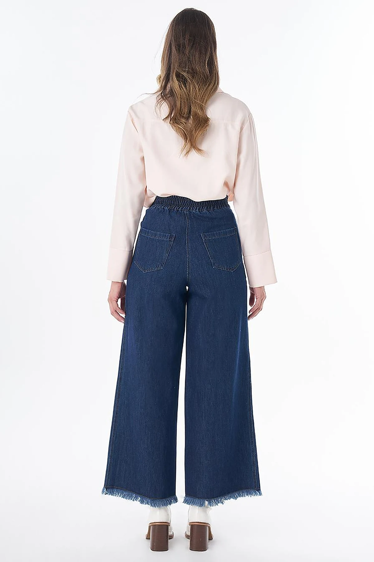 Tasseled Denim Pants – Indigo