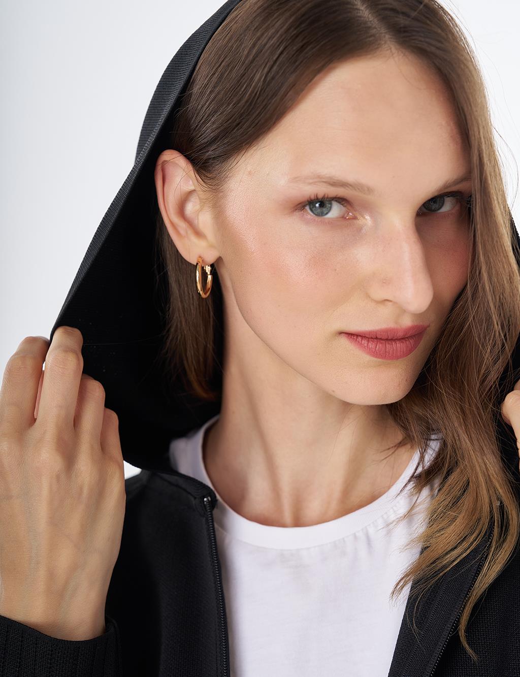 Hooded Knit Set – Black