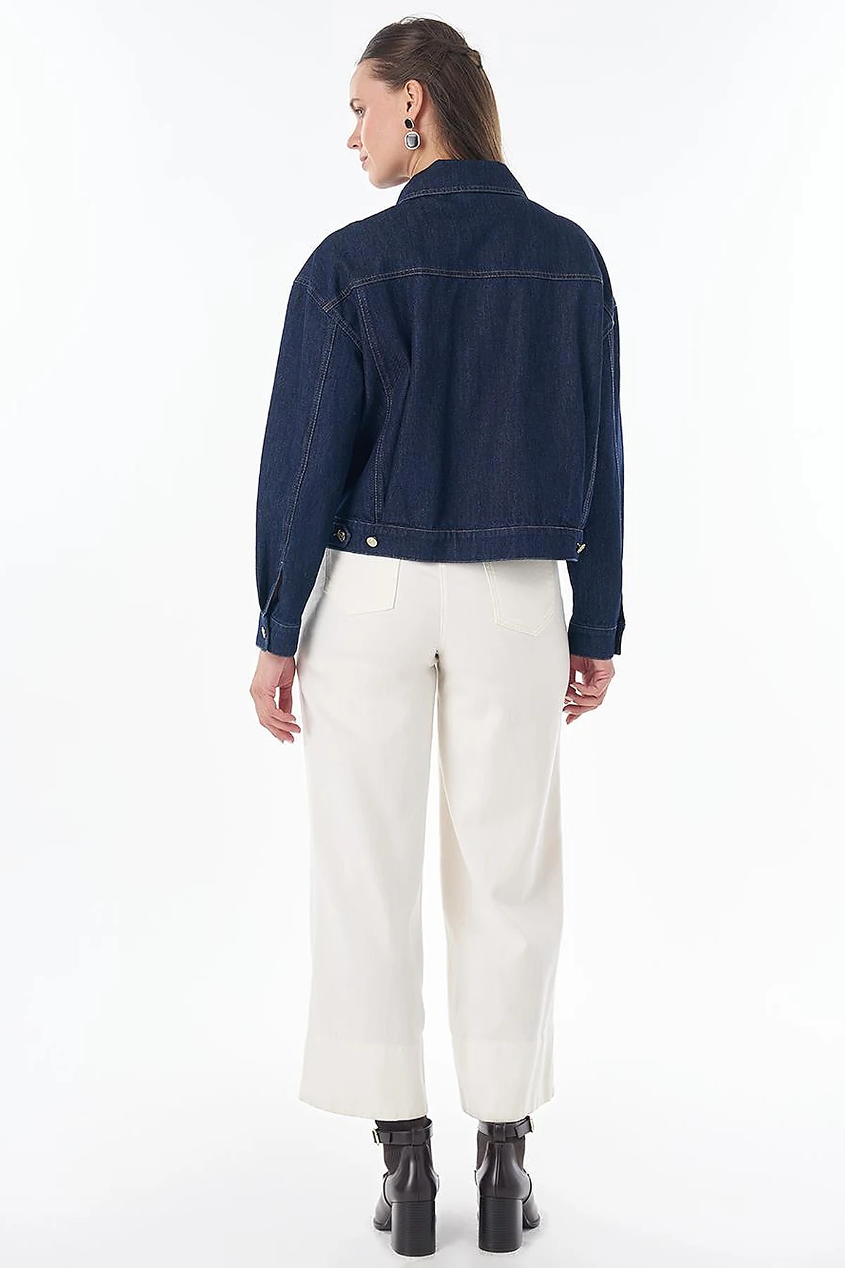 Washed Denim Jacket Blue