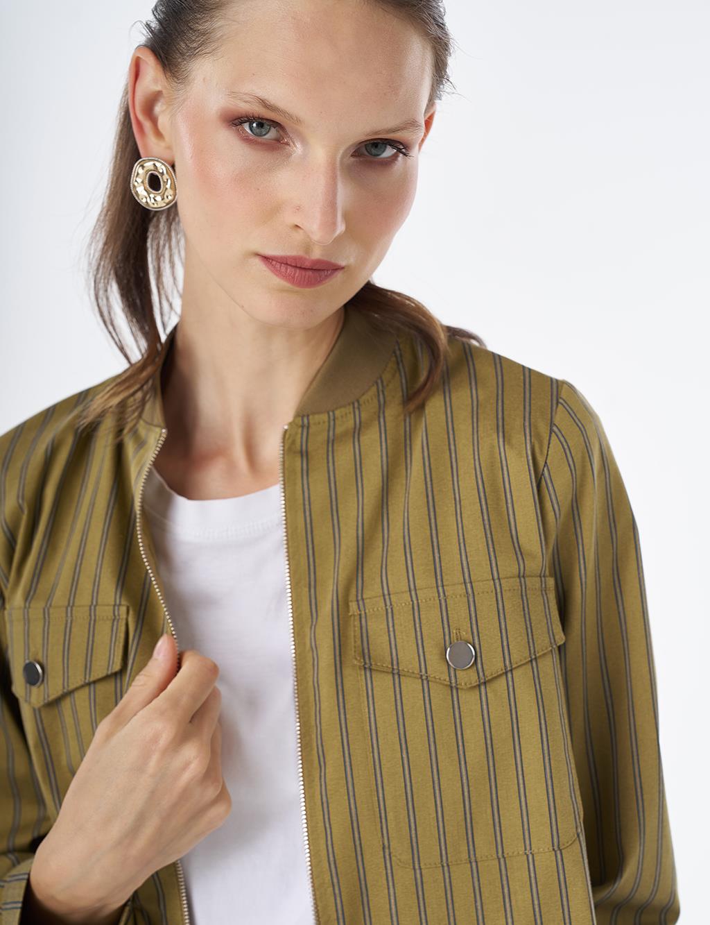 Cotton College Collar Blouse - Mustard