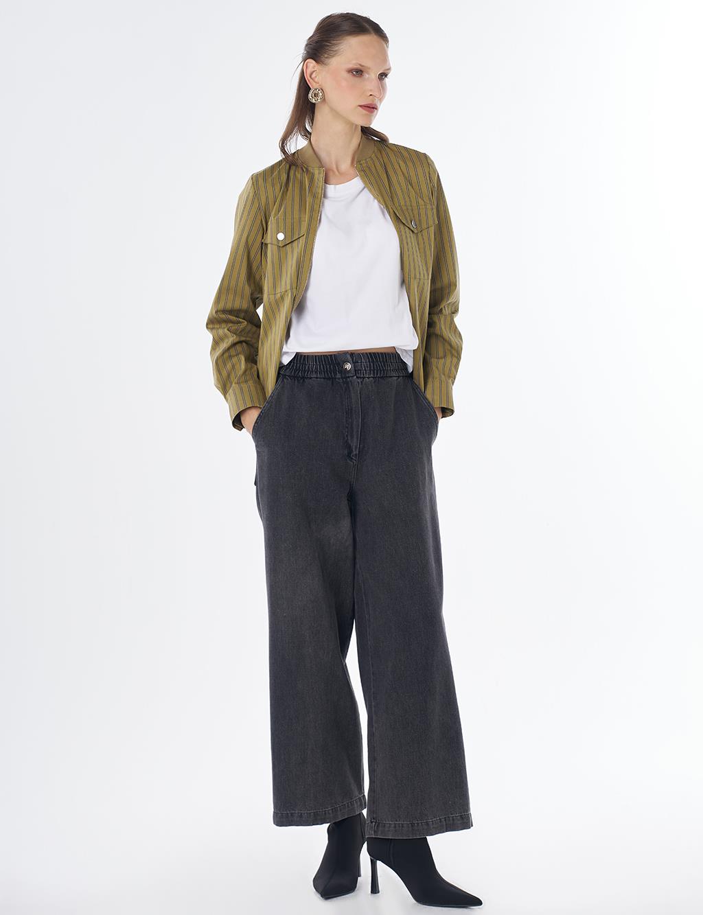 Cotton College Collar Blouse - Mustard