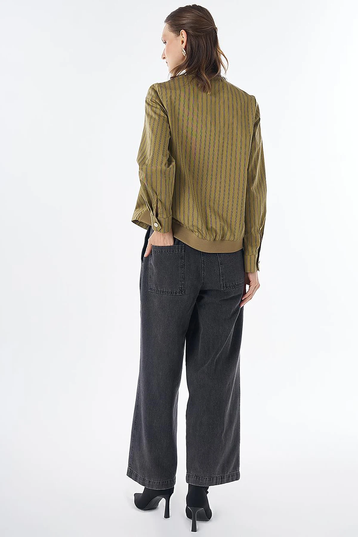 Cotton College Collar Blouse - Mustard