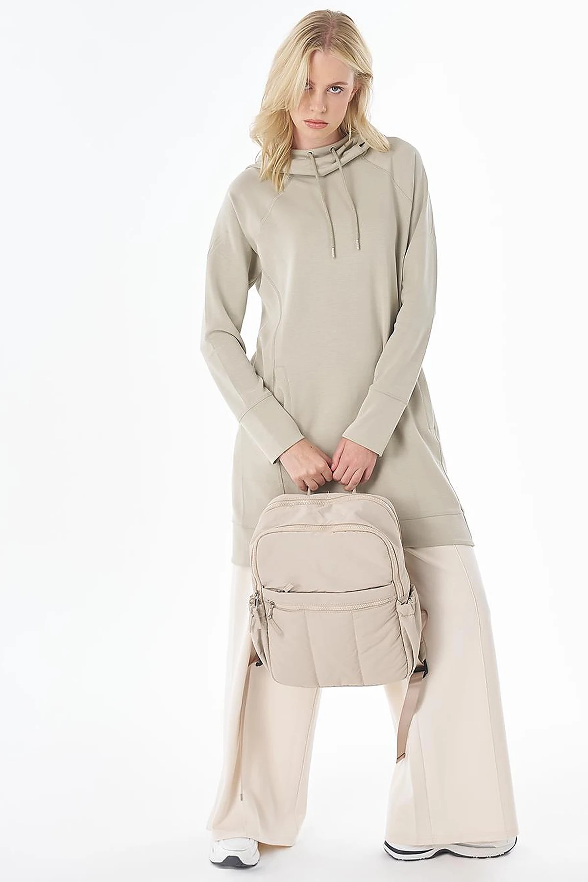 Relaxed-Fit Tunic –Green