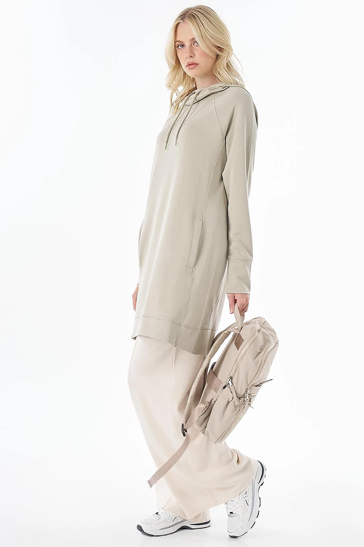 Relaxed-Fit Tunic –Green