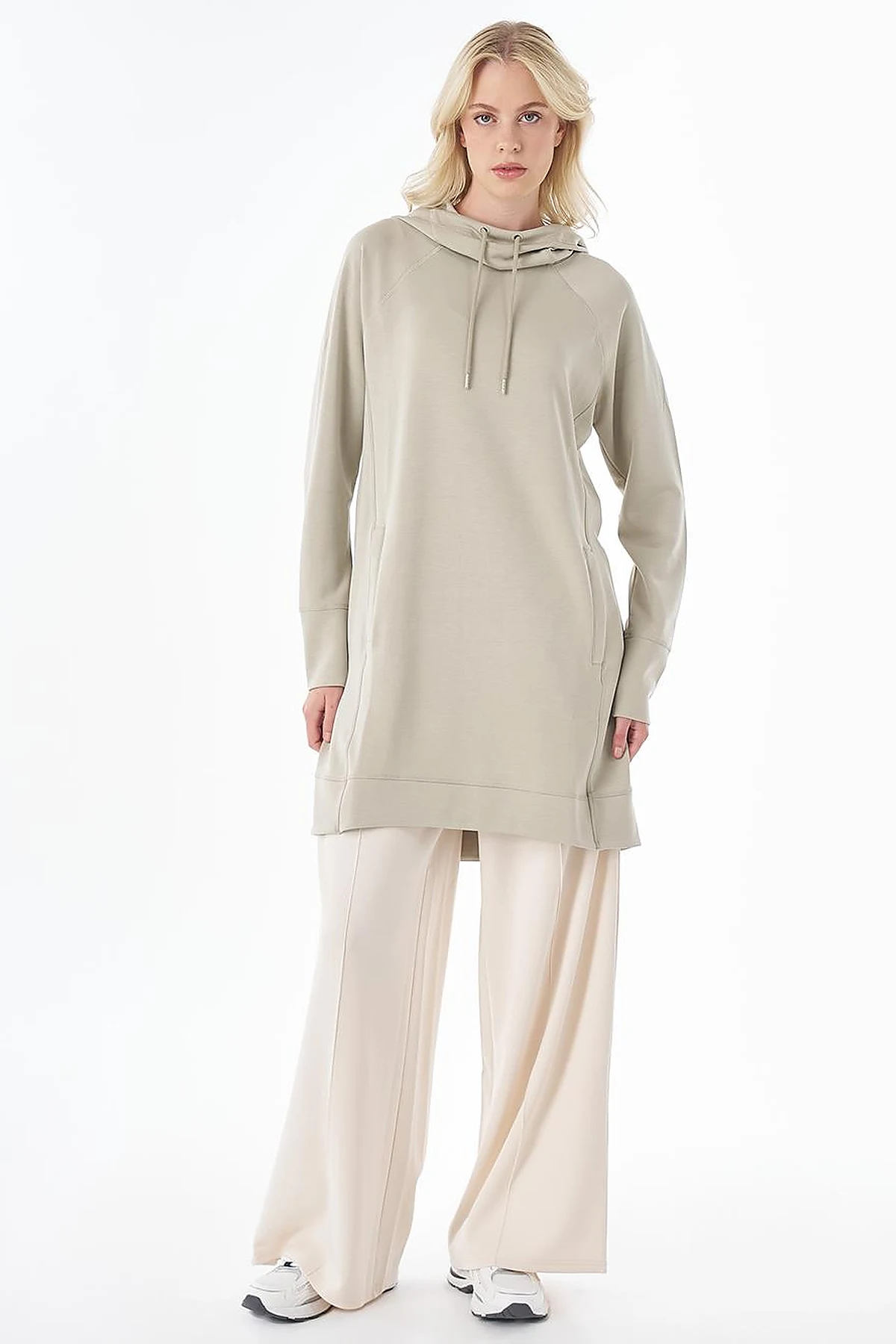 Relaxed-Fit Tunic –Green