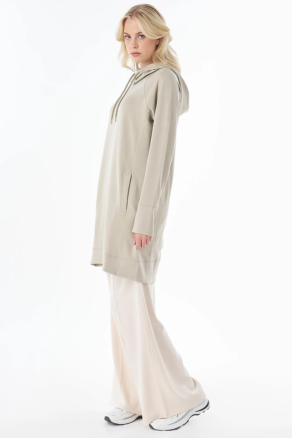Relaxed-Fit Tunic –Green