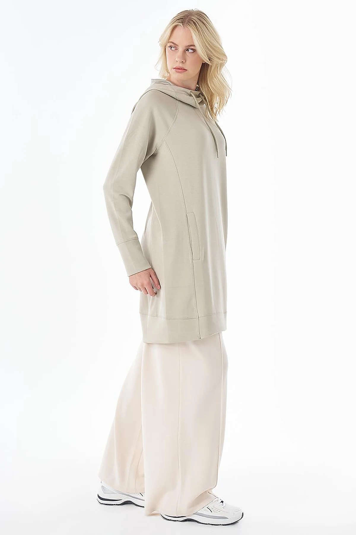 Relaxed-Fit Tunic –Green