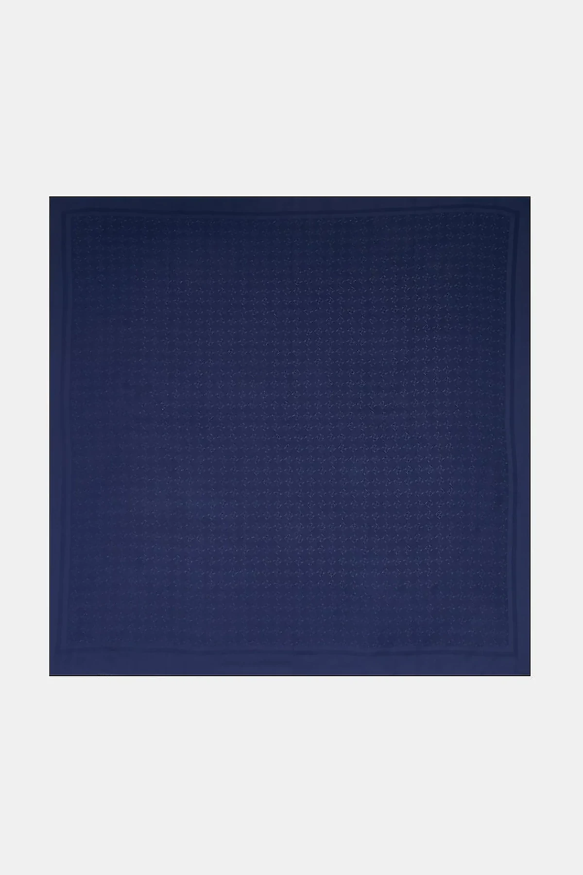 Monogram Patterned Scarf Navy