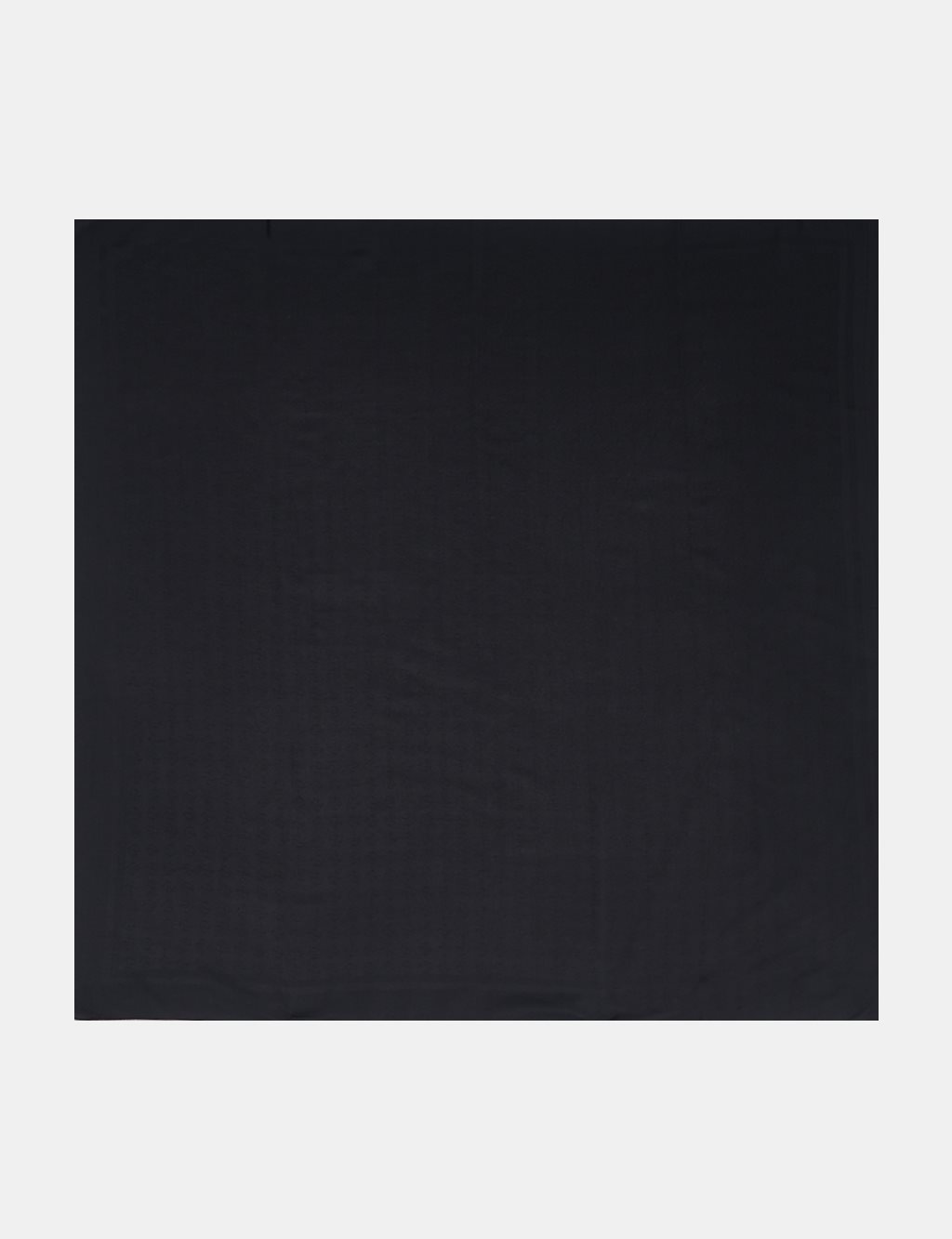 Monogram Patterned Scarf Black
