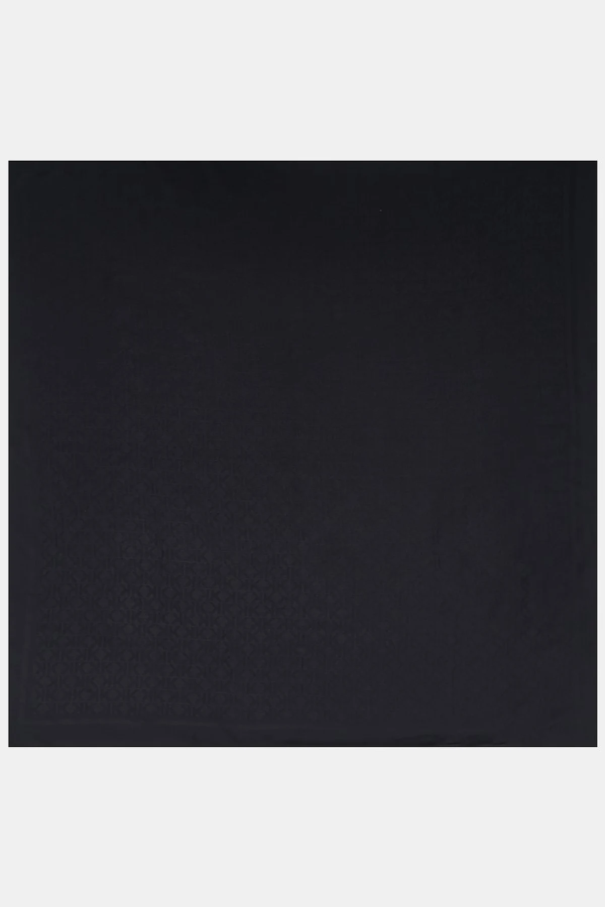 Logo Pattern Scarf Black