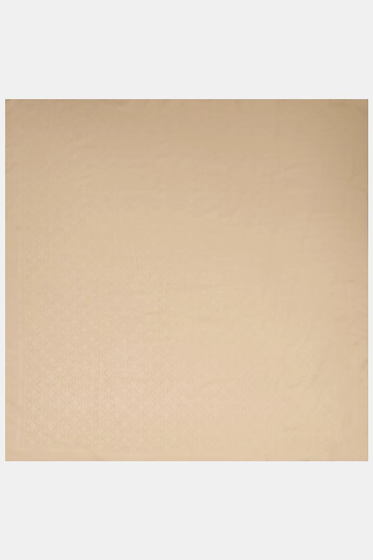 Logo Pattern Scarf Beige