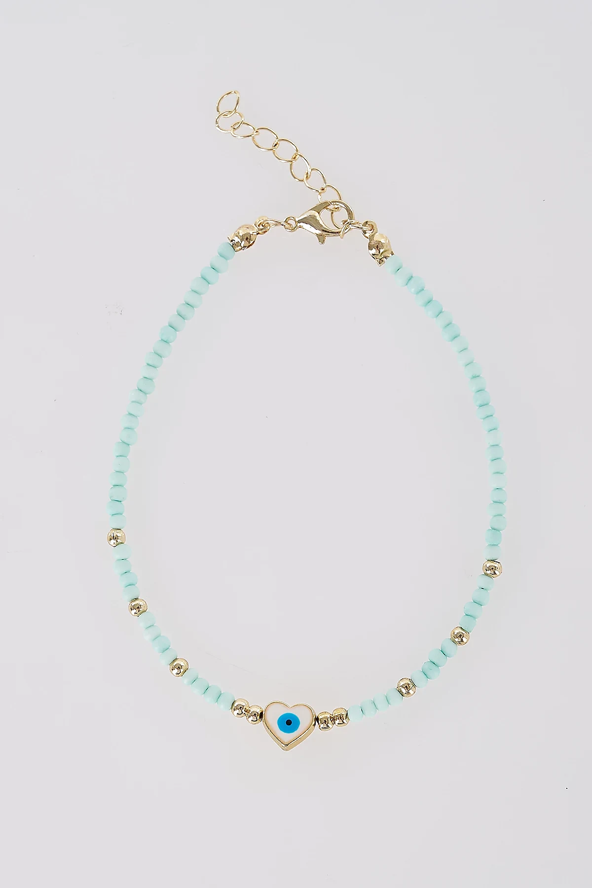 Heart Detail Anklet Gold