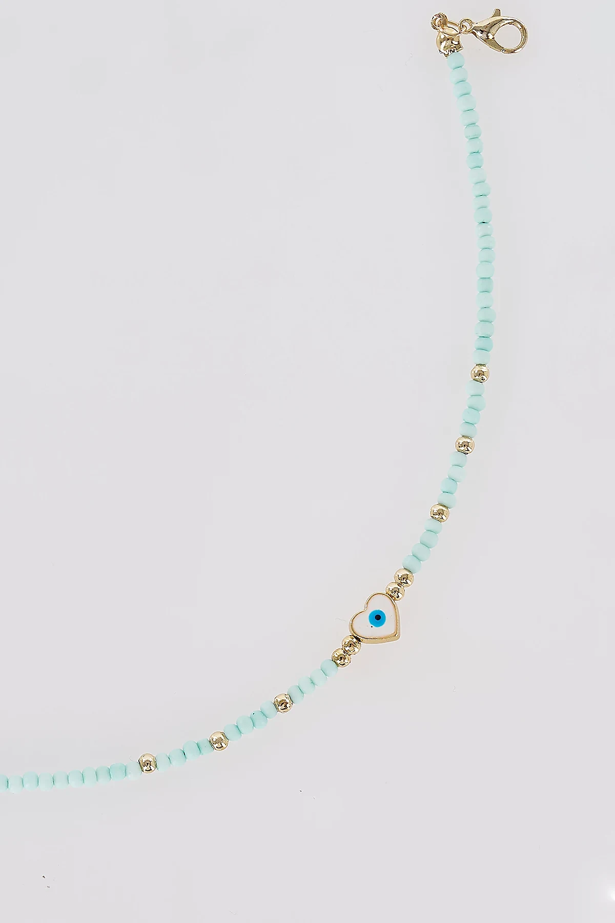 Heart Detail Anklet Gold
