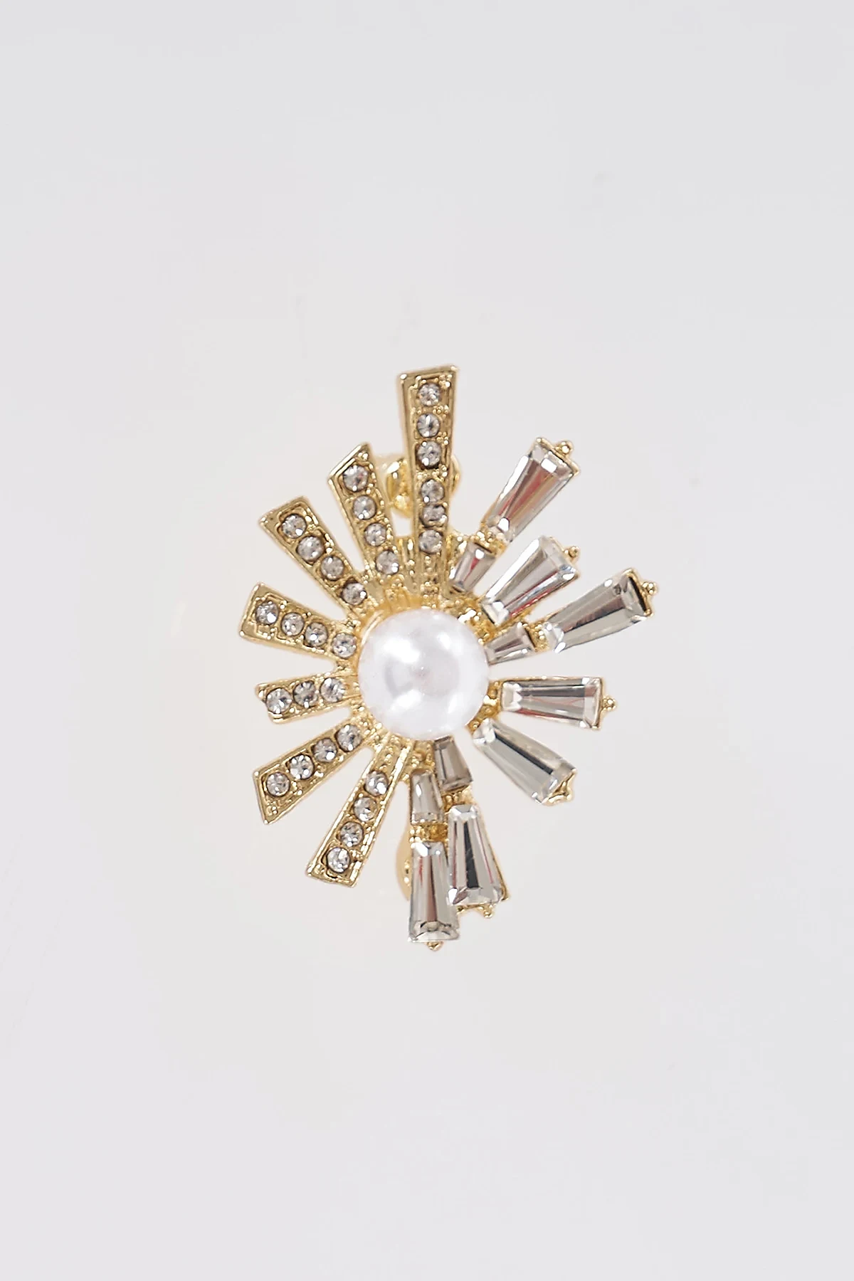 Minimalist Charm Brooch Silver