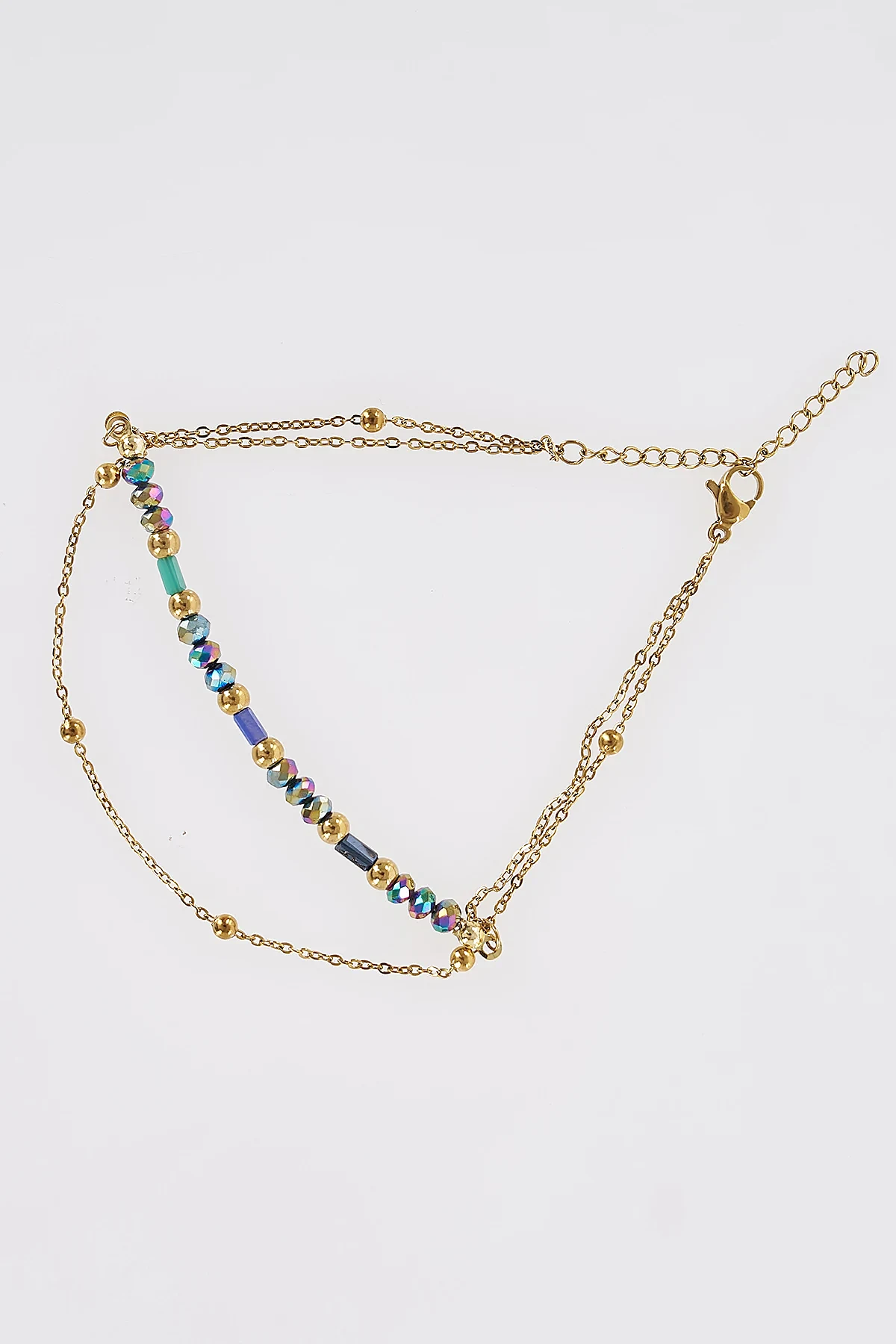 Beaded Anklet Gold