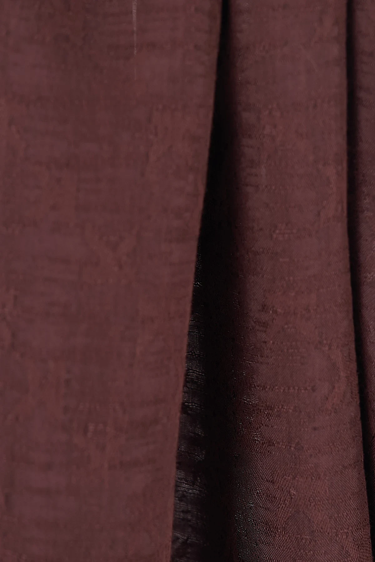 Logo Detailed Viscose Scarf Brown