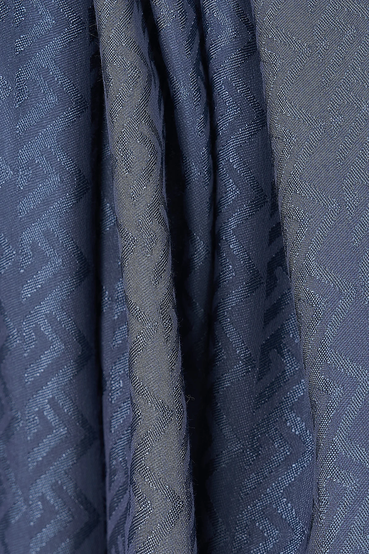 Patterned Lyocell Shawl Indigo
