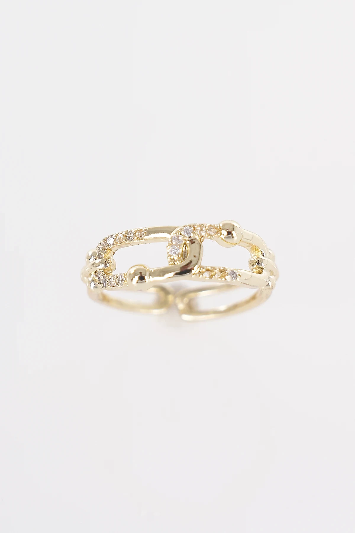 Stone Detail Ring Gold