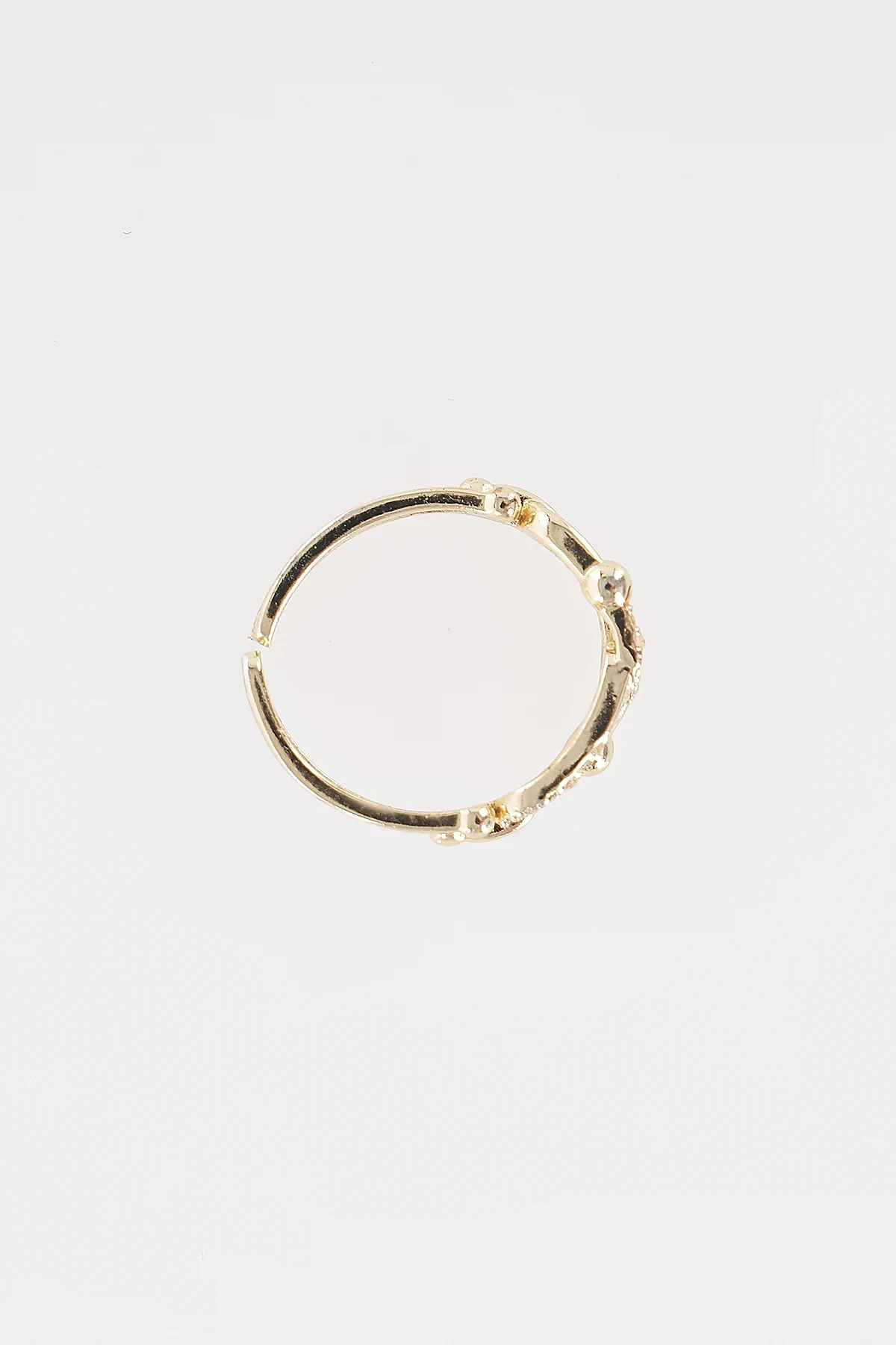Stone Detail Ring Gold
