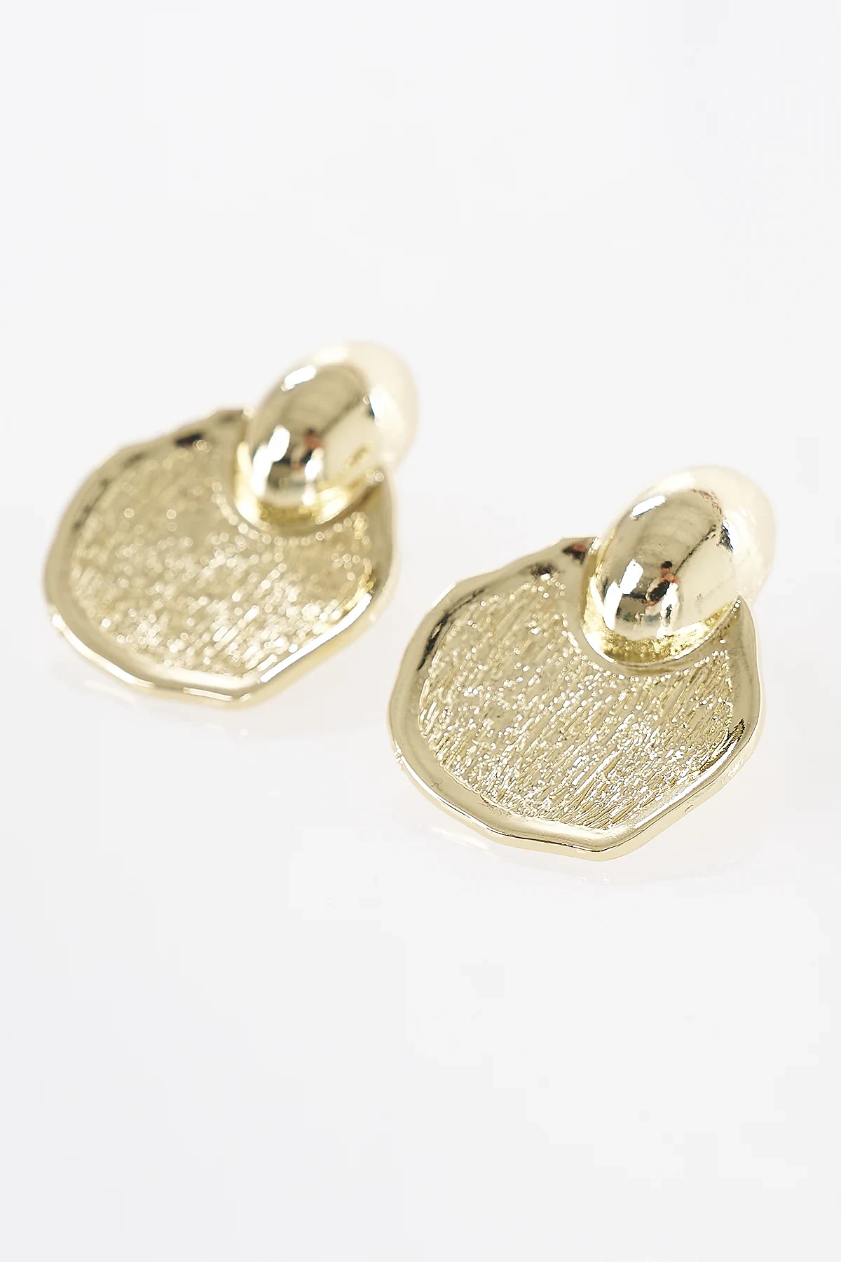 Geometric Shape Earrings Gold