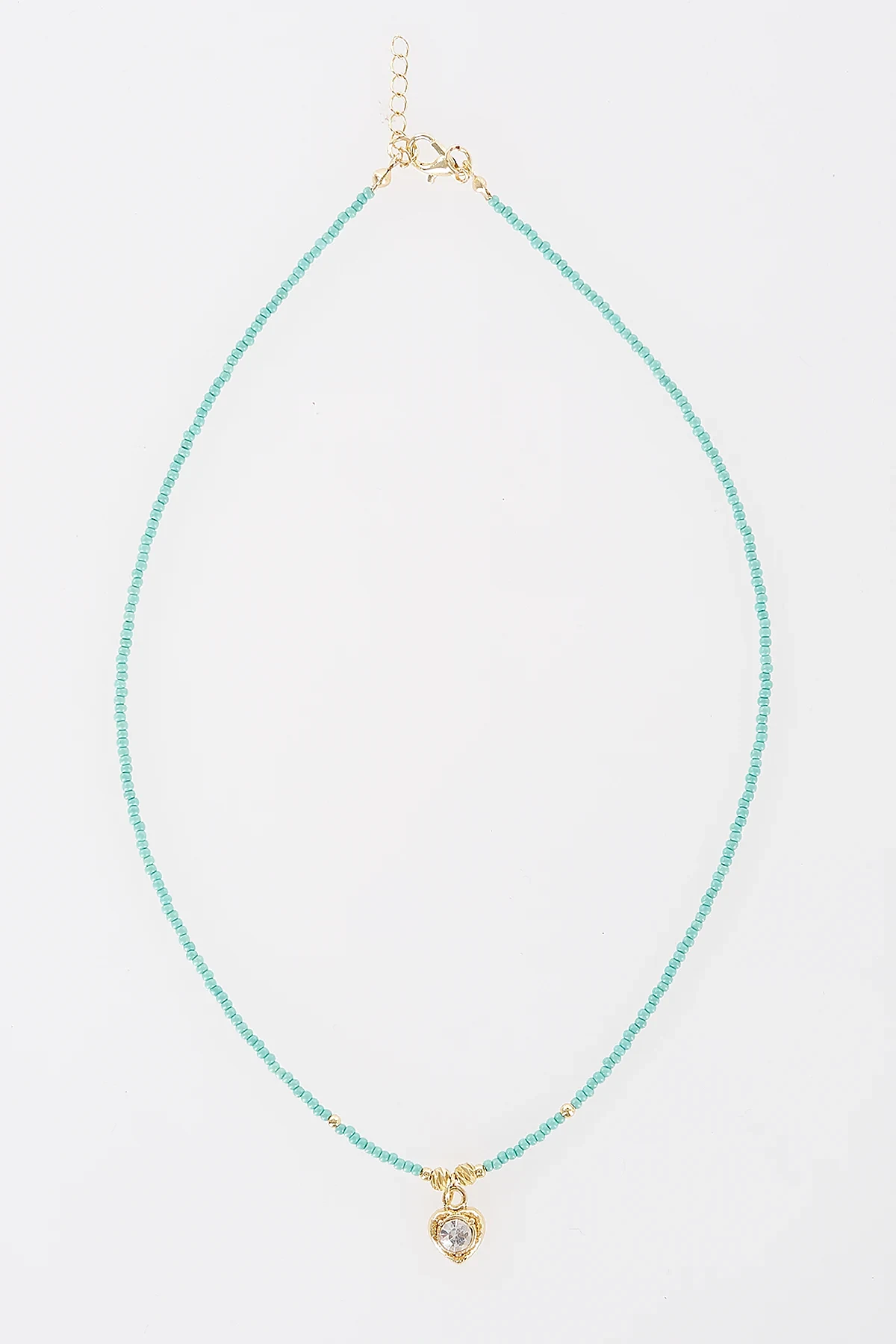 Heart Detail Necklace Gold