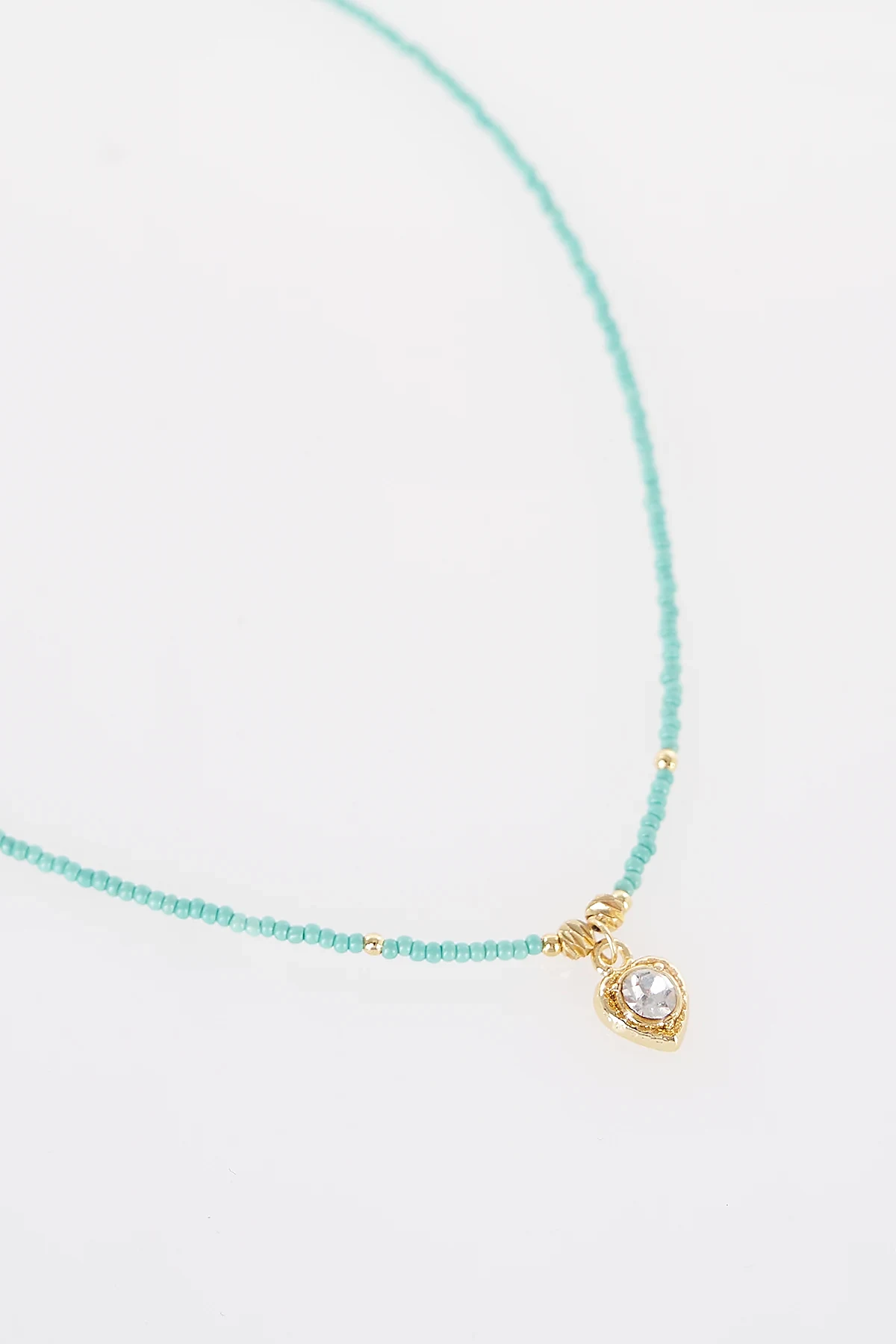 Heart Detail Necklace Gold