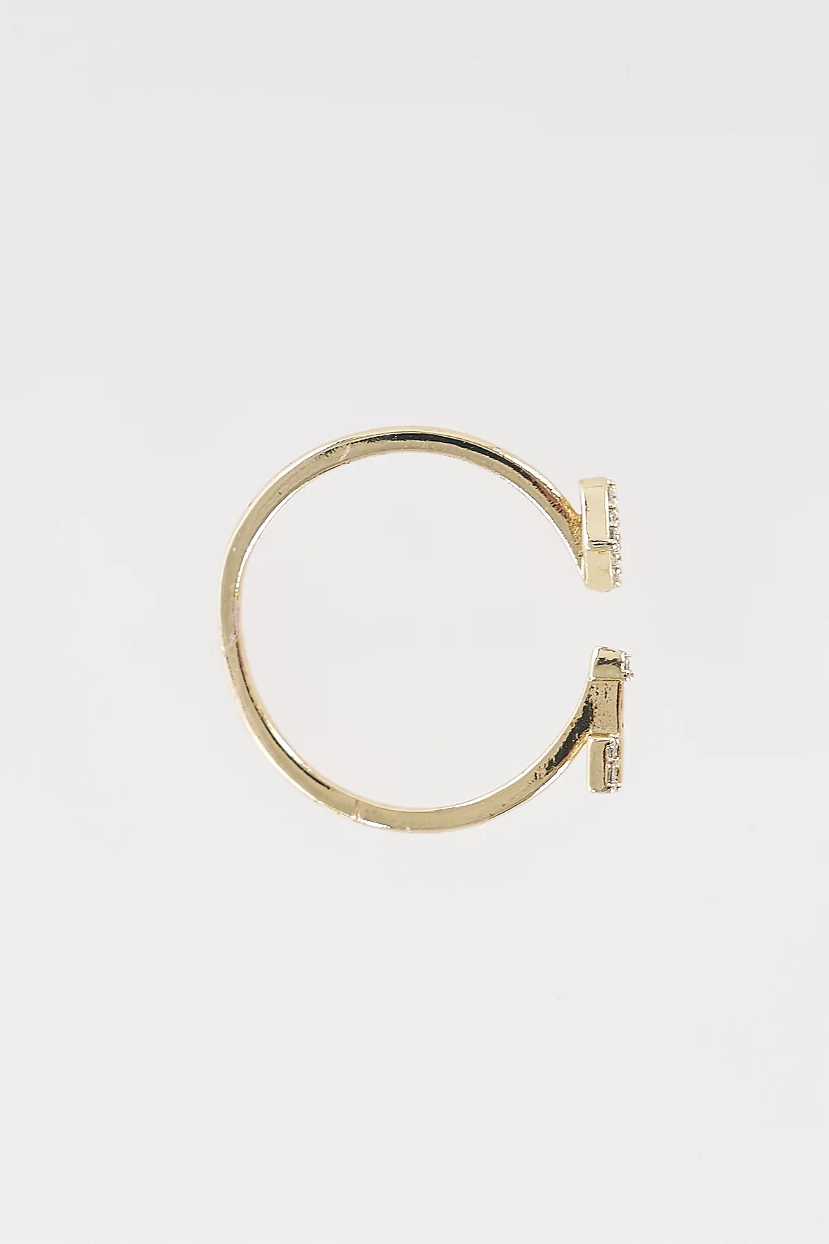 Heart Detail Ring Gold