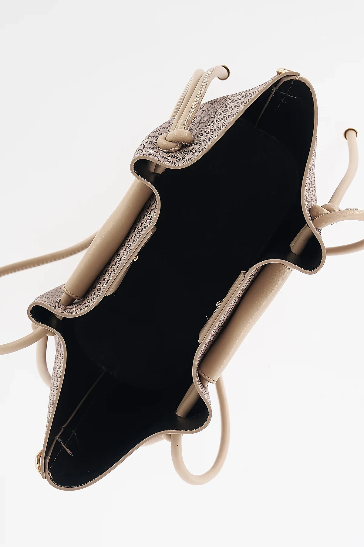 Gathered Detail Shoulder Bag Mink