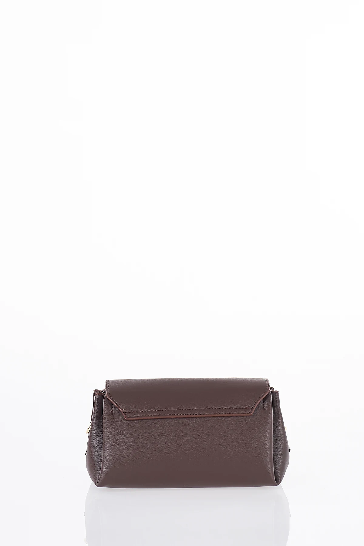 Flap Shoulder Bag Brown