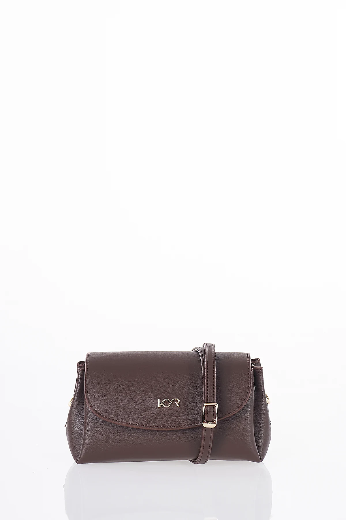 Flap Shoulder Bag Brown