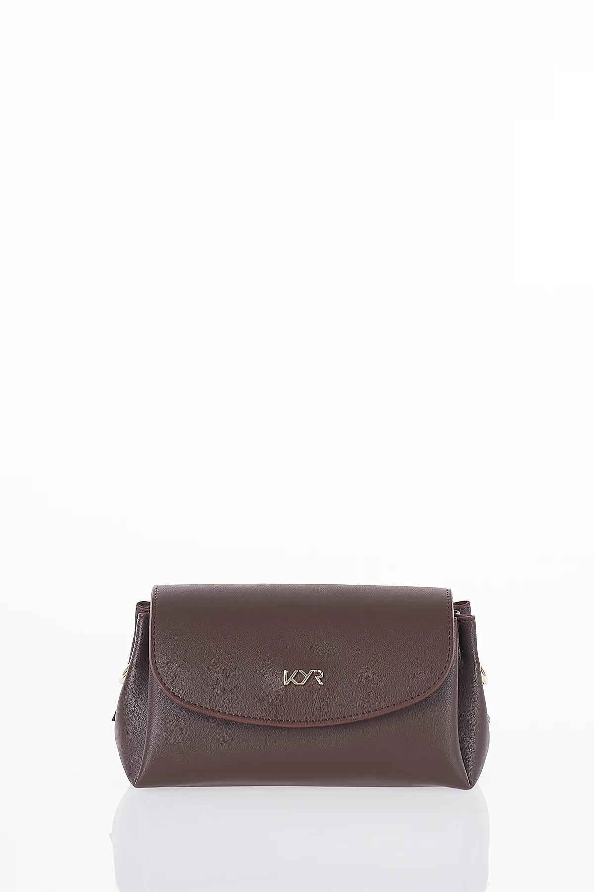 Flap Shoulder Bag Brown