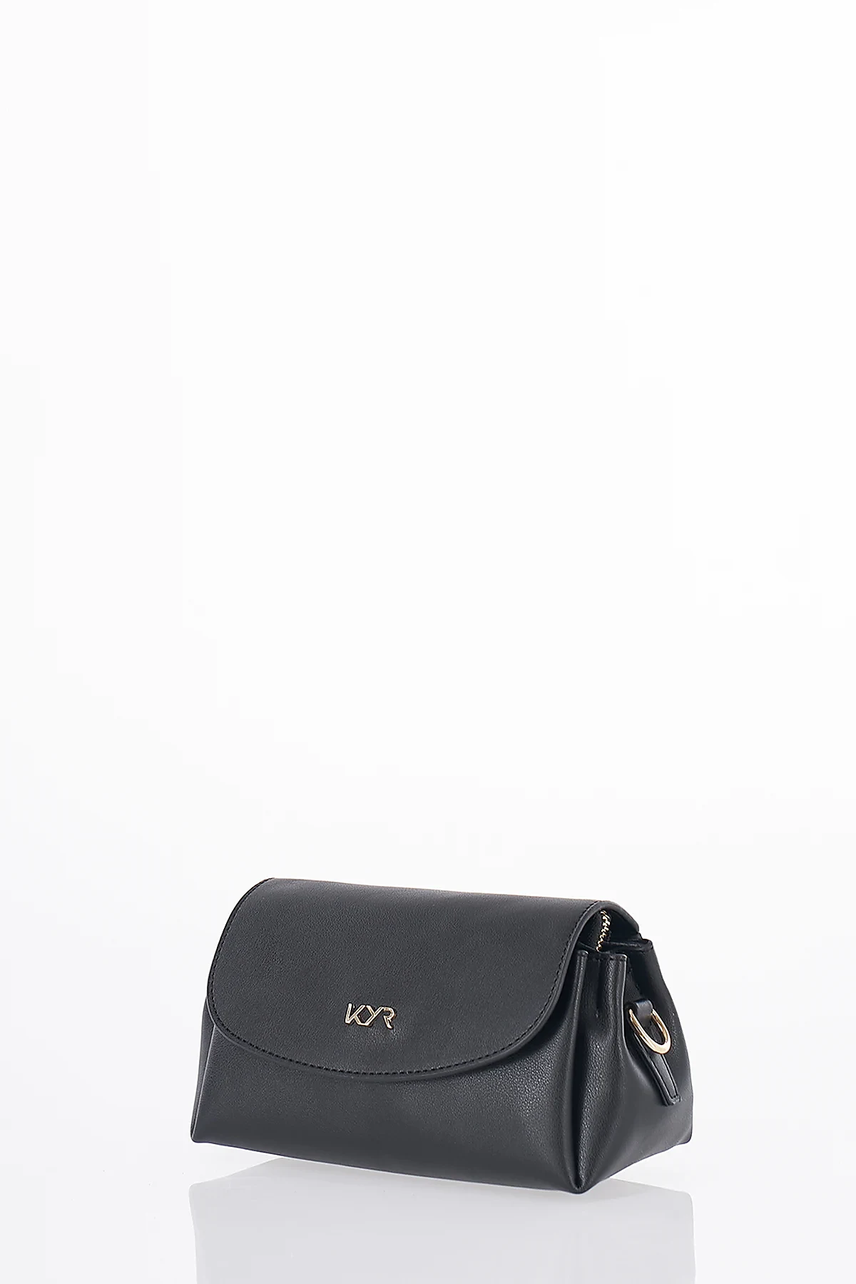 Flap Shoulder Bag Black