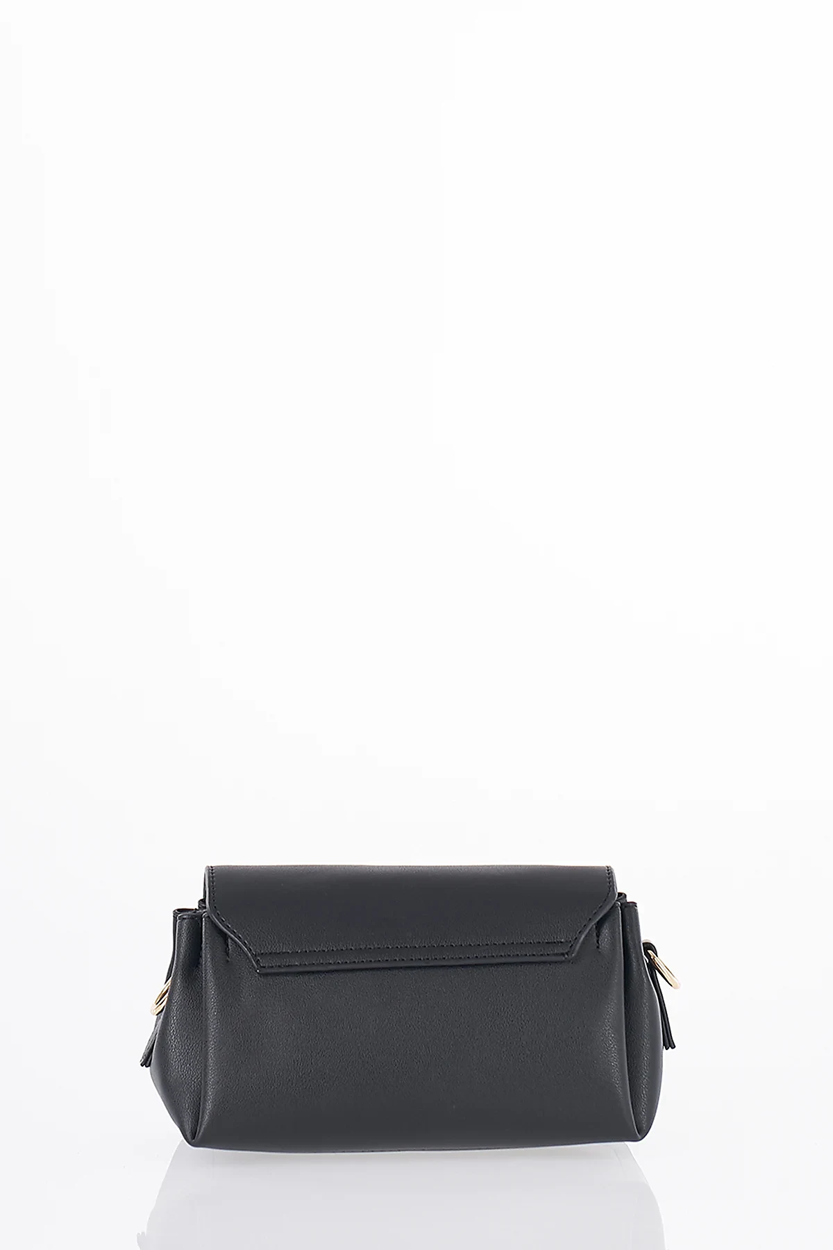 Flap Shoulder Bag Black